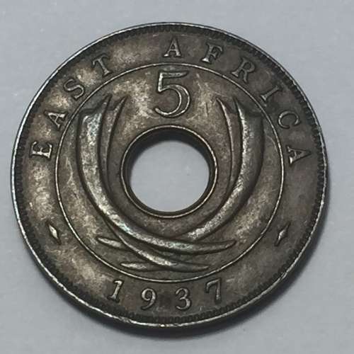 East Africa 1937 KN 5 cent  AU