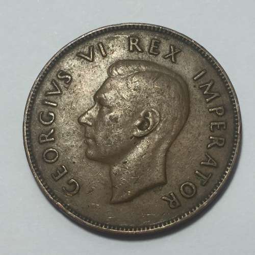 South Africa 1947 Penny scarce