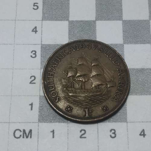 South Africa 1947 Penny scarce