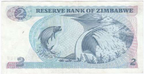 Zimbabwe 1979 Two dollars AA banknote