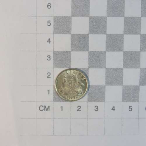 1927 Australia sixpence - Excellent coin - Book value of R2500 - VF+