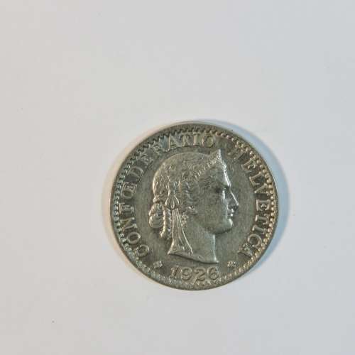 1926 Switzerland 20 Rappen - UNC