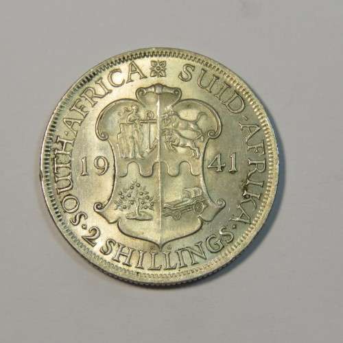 1941 South Africa two shillings - AU