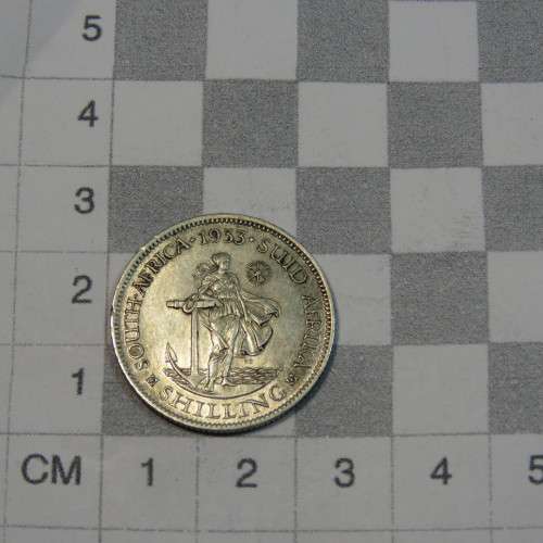 1933 South Africa shilling - VF - Scarce