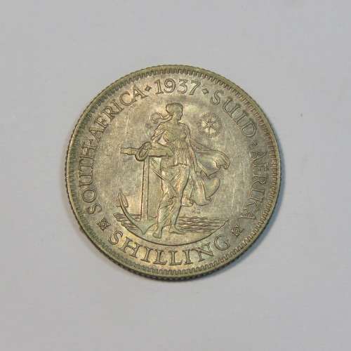 1937 South  Africa shilling - EF