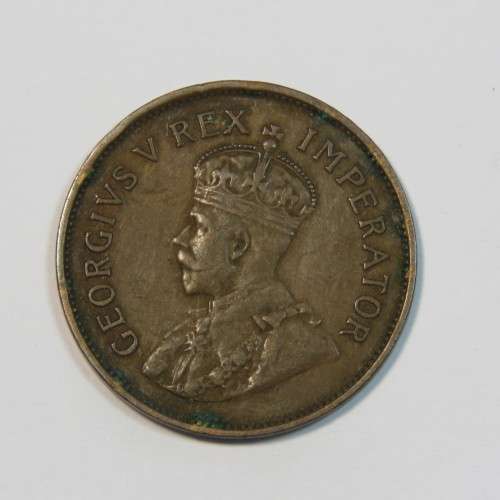 1935 SAU half penny - Bronze - VF+ - Book value of R600