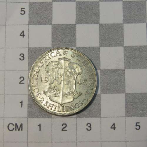 1945 South Africa two shilling - AU