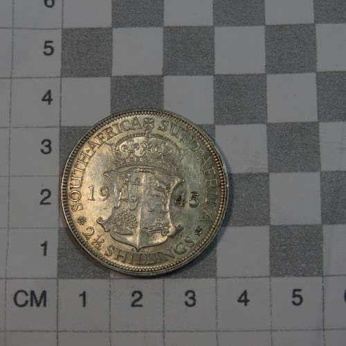 1945 South Africa half crown - EF+