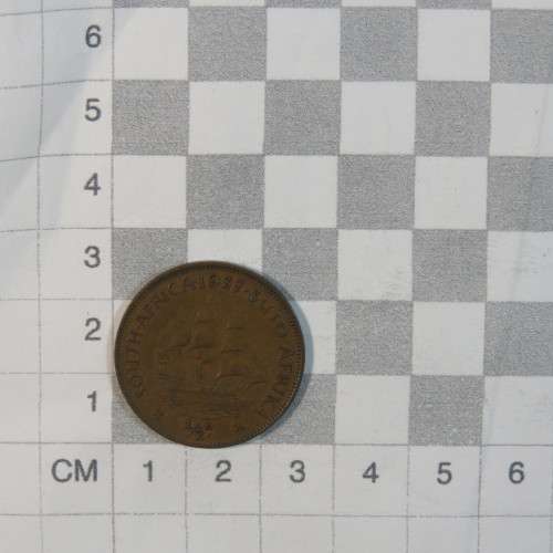 1937 South Africa half penny - VF+