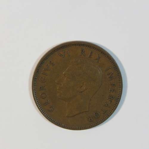 1937 South Africa half penny - VF+