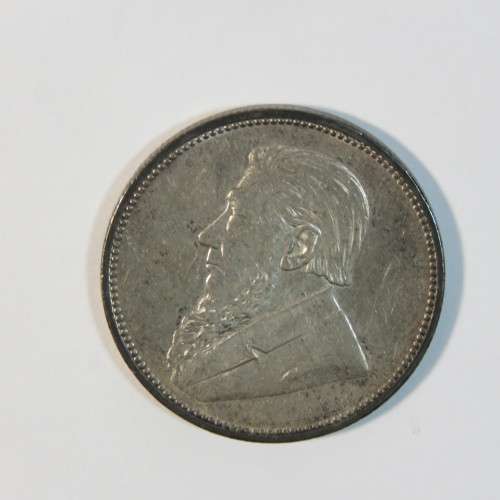 1897 South Africa ZAR Kruger two shillings - AU - With mint lustre