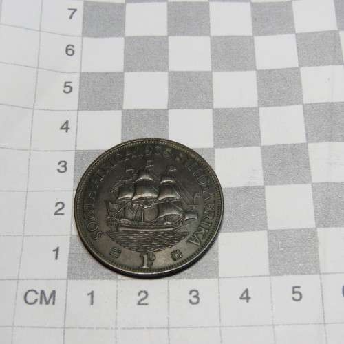 1936 South Africa penny - VF+ or better - George 5