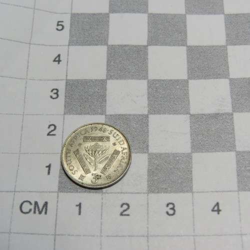 1948 South Africa three pence - AU