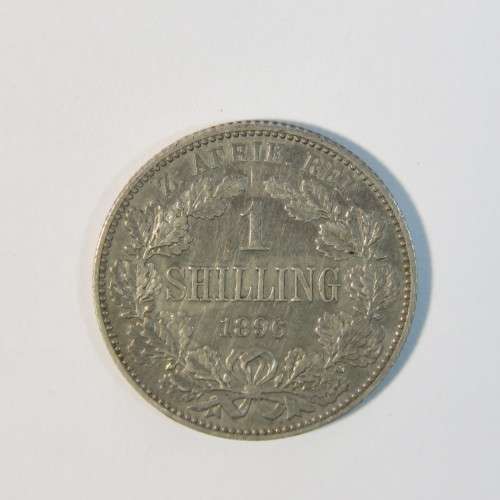 1896 South Africa ZAR Kruger shilling - VF - Scarce