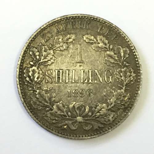 1896 ZAR Kruger shilling VF