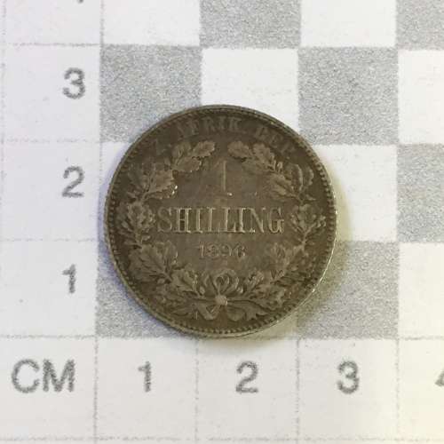1896 ZAR Kruger shilling VF