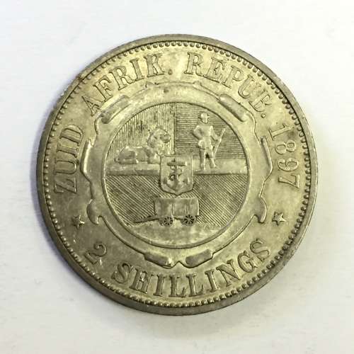 1897 ZAR Kruger 2 shillings