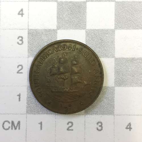 1941 SA Union half penny VF