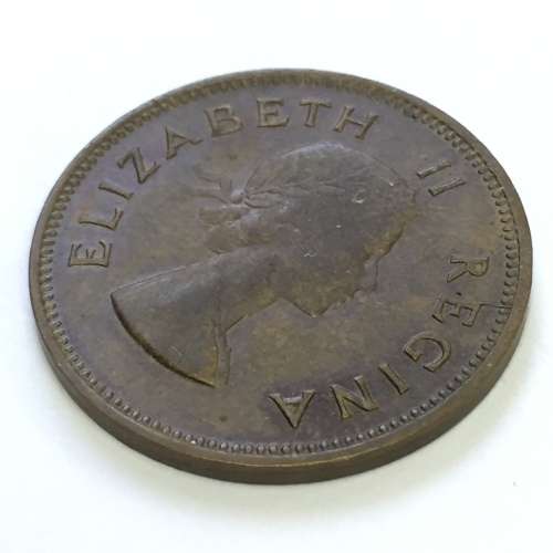 1955 SA Union half penny AU+