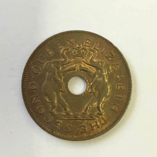 1957 Rhodesia and Nyasaland penny Uncirculated
