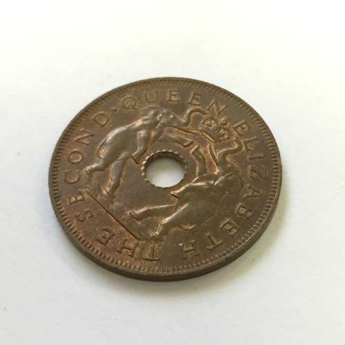 1957 Rhodesia and Nyasaland penny Uncirculated