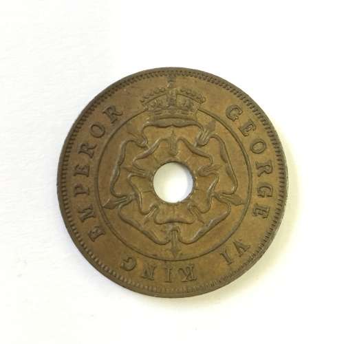1942 Southern Rhodesia bronze penny XF