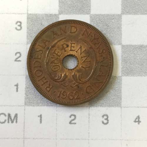 1962 Rhodesia and Nyasaland Penny Uncirculated
