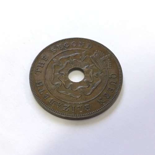1954 Southern Rhodesia bronze penny VF+