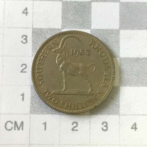 1952 Southern Rhodesia Two Shilling XF