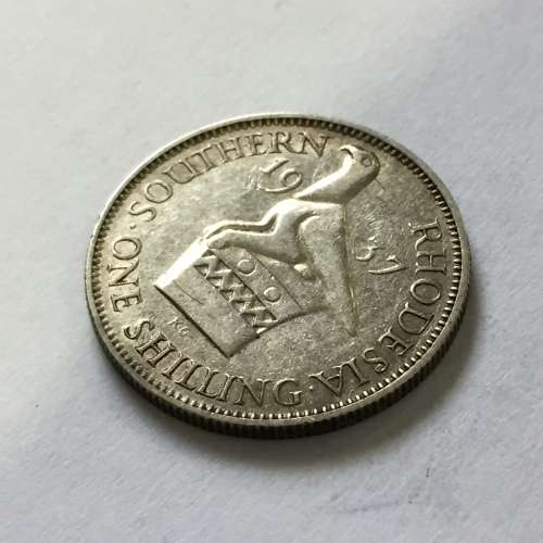 1937 Southern Rhodesia shilling VF+