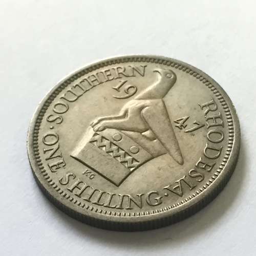 1947 Southern Rhodesia shilling AU