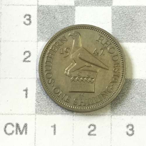 1947 Southern Rhodesia shilling AU