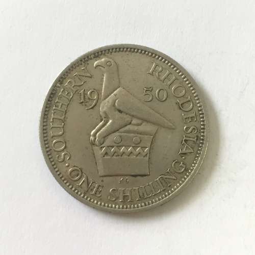 1950 Southern Rhodesia shilling AU
