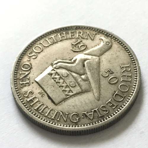 1950 Southern Rhodesia shilling AU