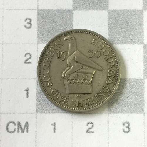 1950 Southern Rhodesia shilling AU