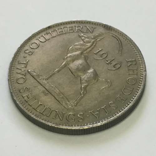 1949 Southern Rhodesia Two shilling AU