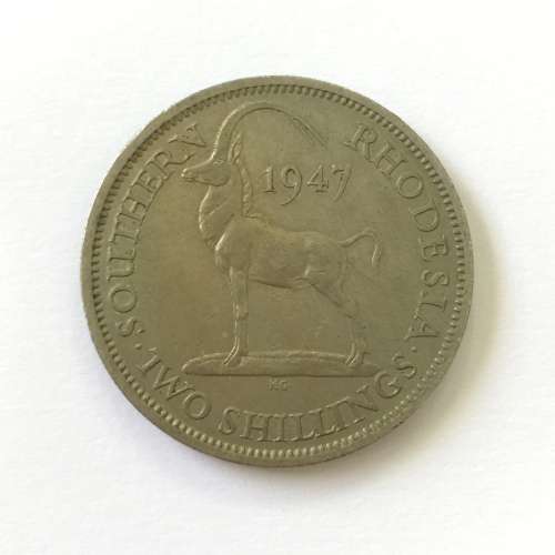 1947 Southern Rhodesia Two shilling XF
