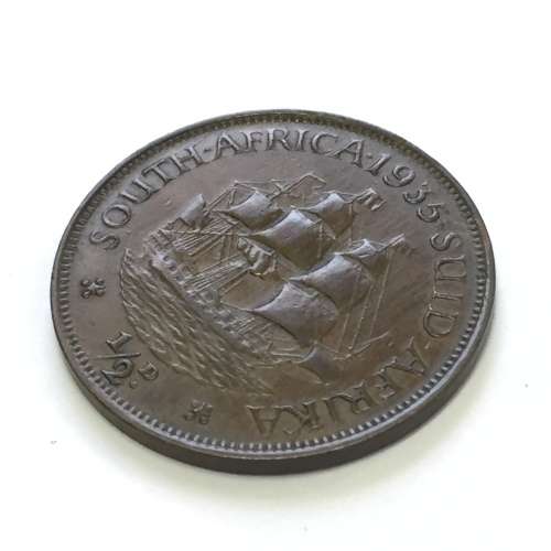 1935 SA Union half penny