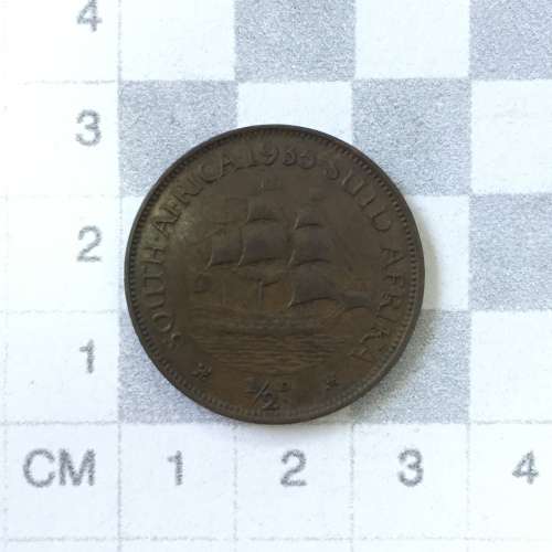 1935 SA Union half penny