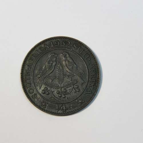 1932 South Africa farthing - AU