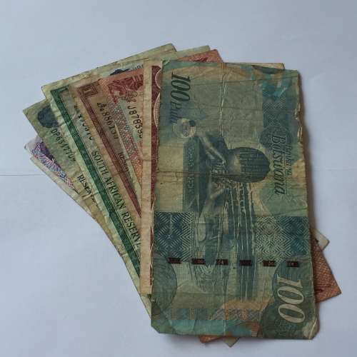 Lot of 10 different Africa banknotes
