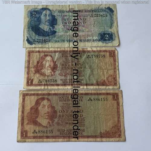 Lot of 10 different Africa banknotes
