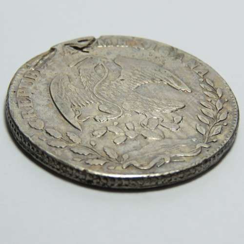 Mexico 8 Reales 1865 with Mexico City mintmark M 1865 FH - No record of this coin in Krause KM#377.1