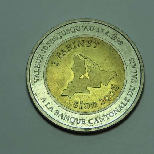 2006 Swiss Canton du Valais 1 Farinet token