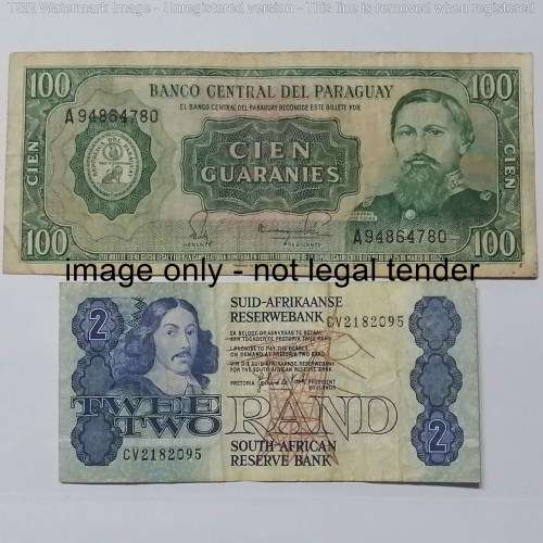 Lot of 10 Africa banknotes