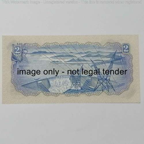TW de Jongh Two Rand RADAR banknote - no 575515 uncirculated
