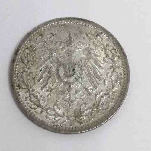 Dutsches Reich 1917A half mark AU+