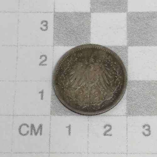 Germany Deutsches Reich 1917A half mark XF