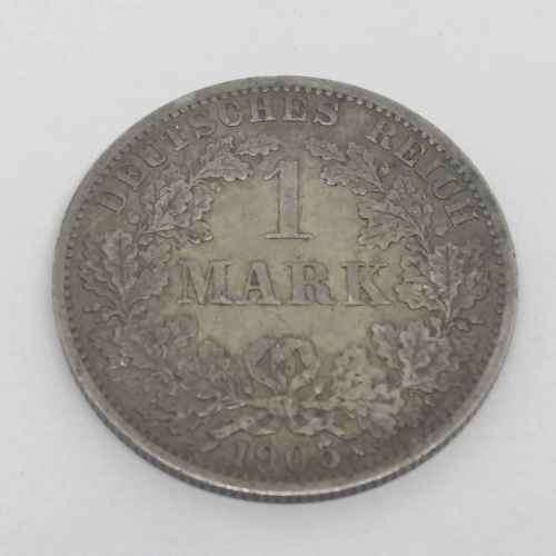 Germany Deutsches Reich 1905 A 1 mark silver XF