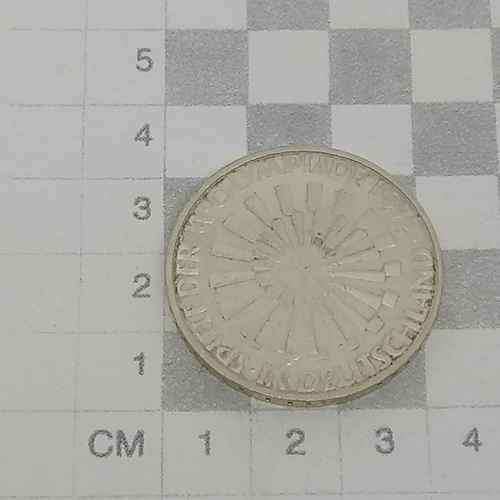 Germany 1972 Olympics 10 Mark with G mintmark - silver